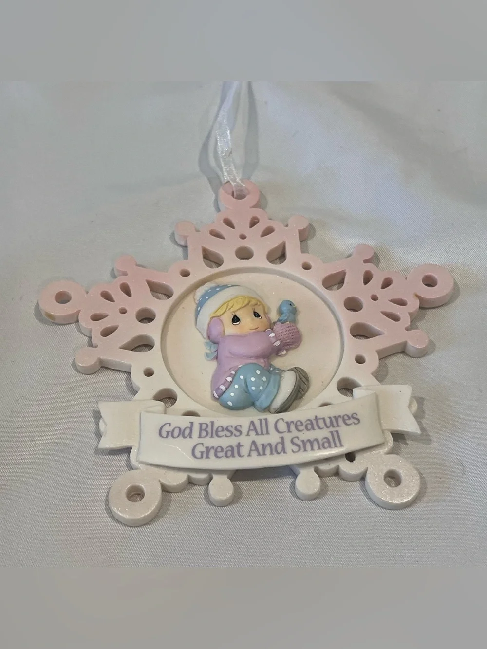 2011 Precious Moments Christmas Snowflake Ornament Collectible